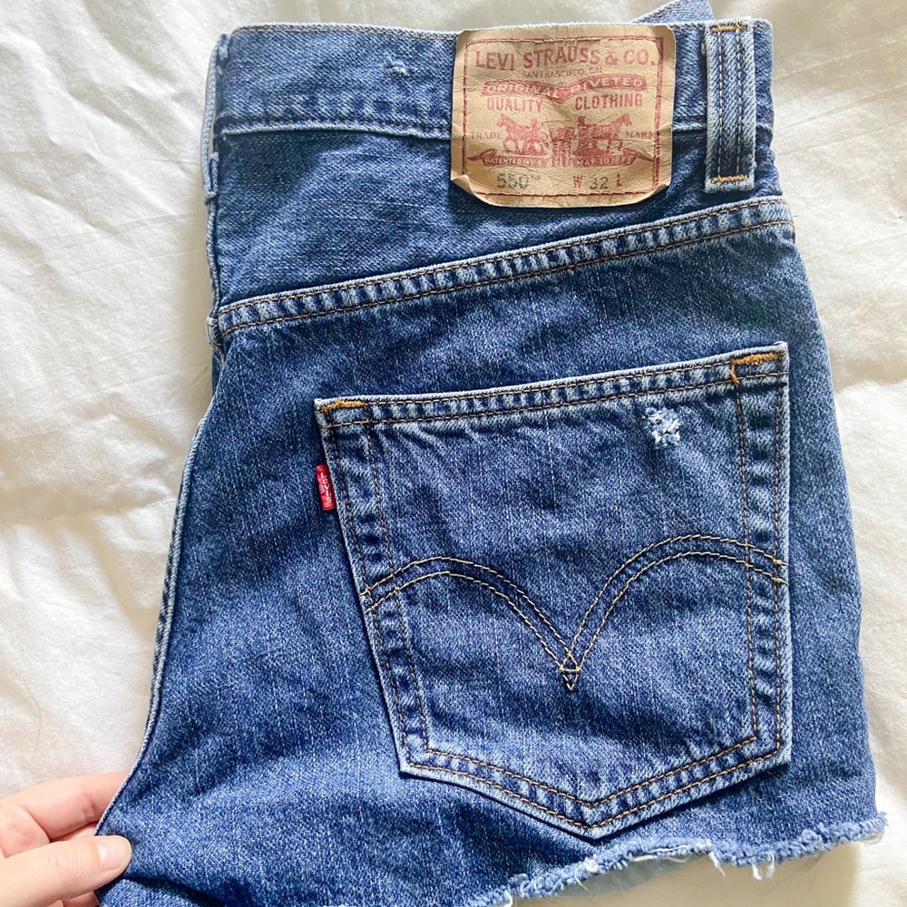 Levi’s Red Tag Vintage High Waisted Shorts Denim
